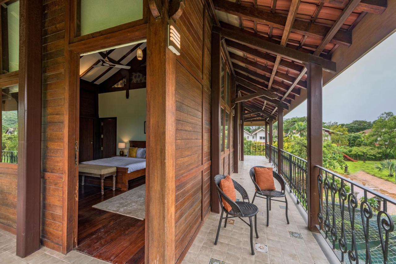 Saffronstays Boulevard Loghouse - A Wooden Chalet Amidst Nature Kārli Exterior foto